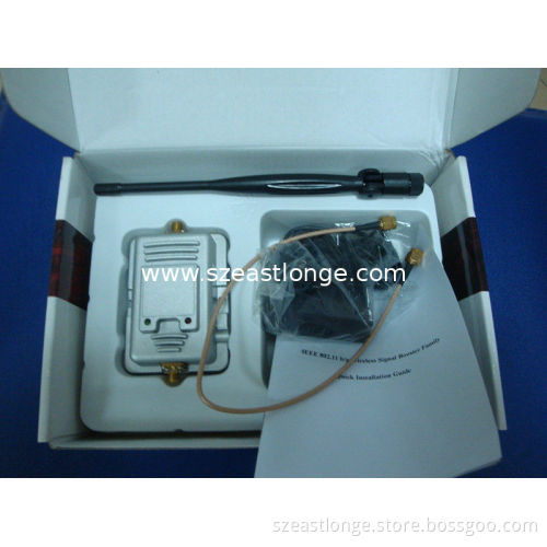 Outdoor 2400hmz 1w Wifi Signal Repeater / Booster With 5 Dbi Antenna